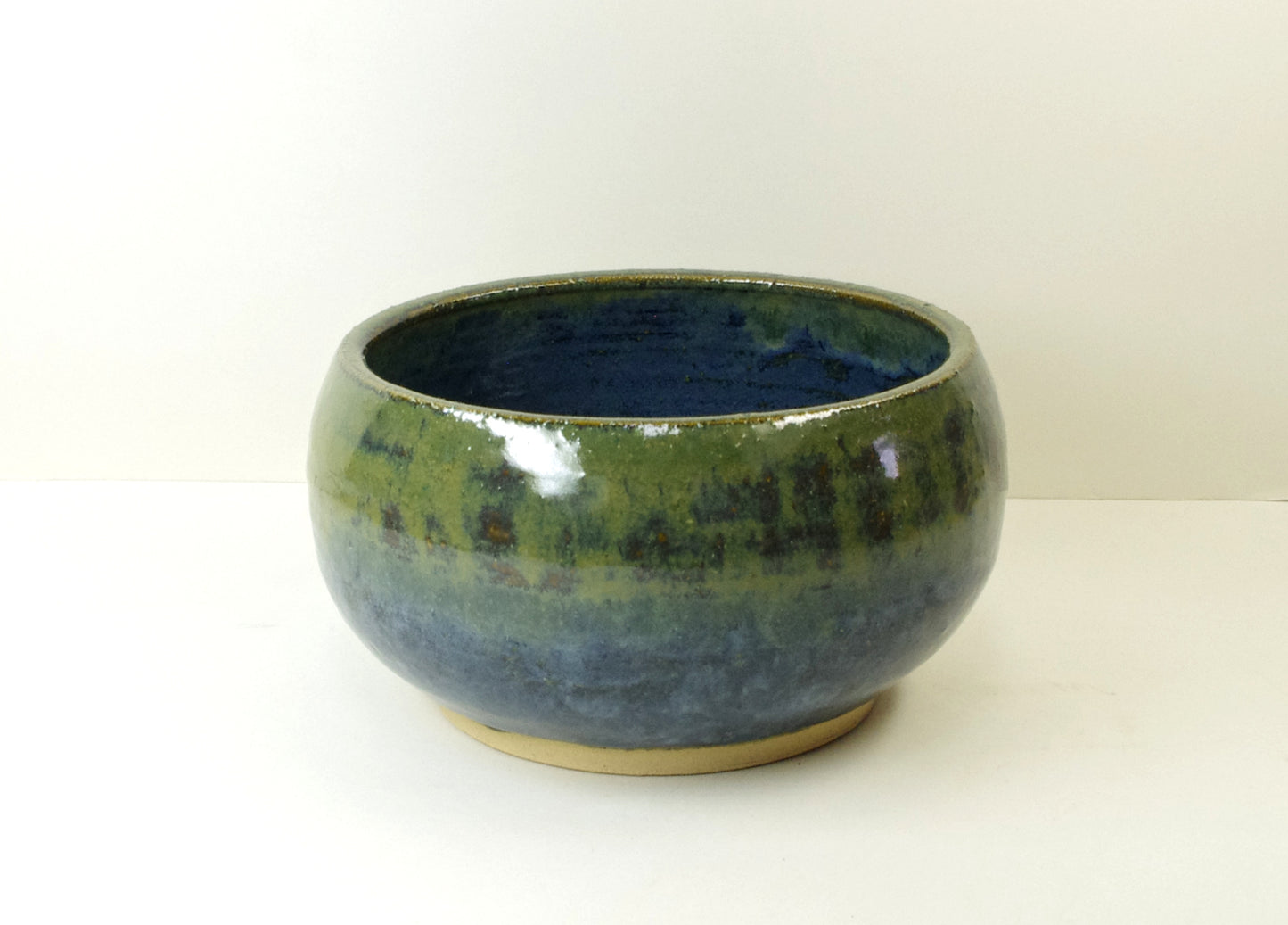 2117, Hand Thrown Stoneware Ikebana Vase, 6 x 3 1/4 inches