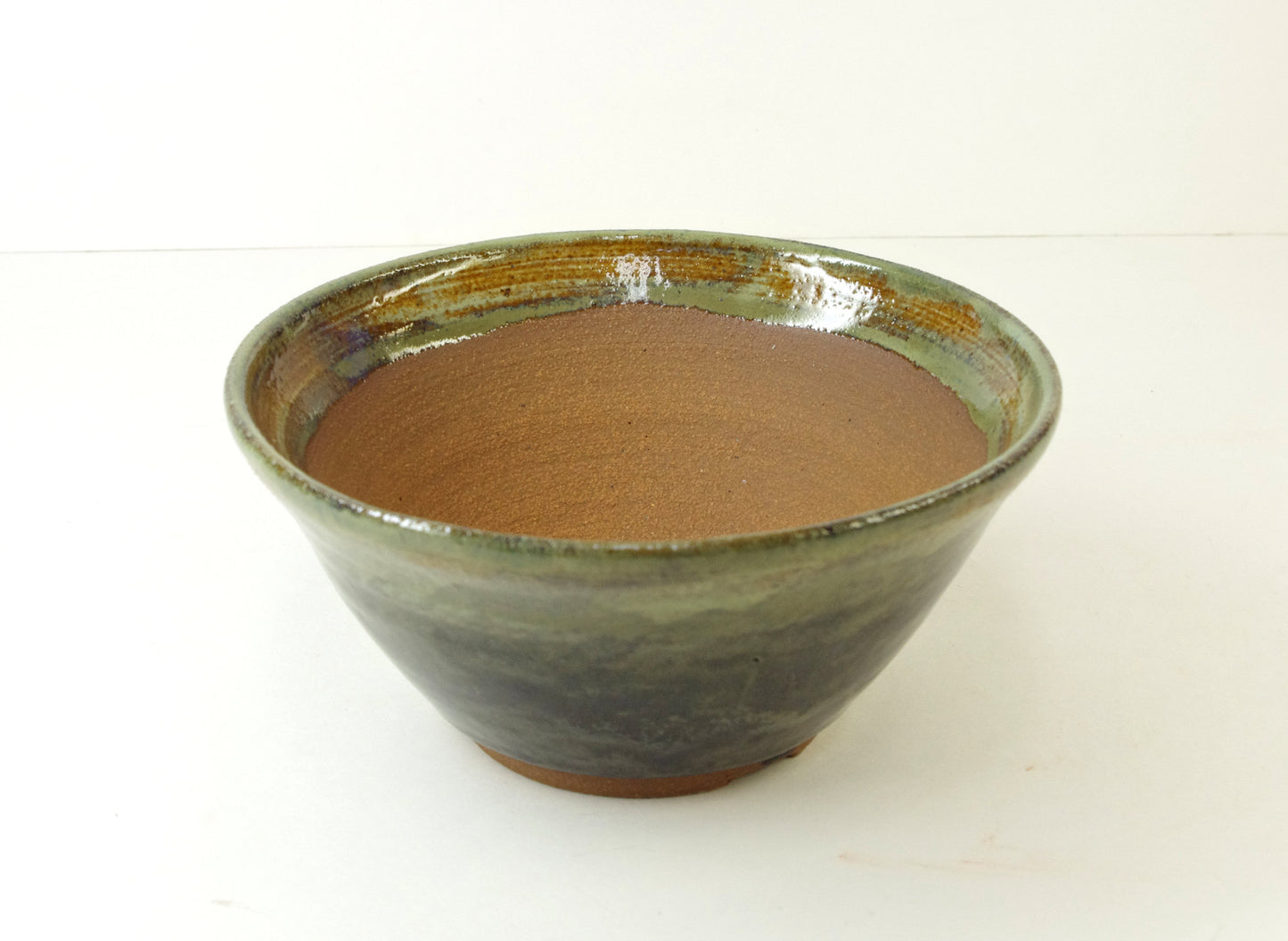 hand thrown small Bonsai Pot, White Horse Pottery