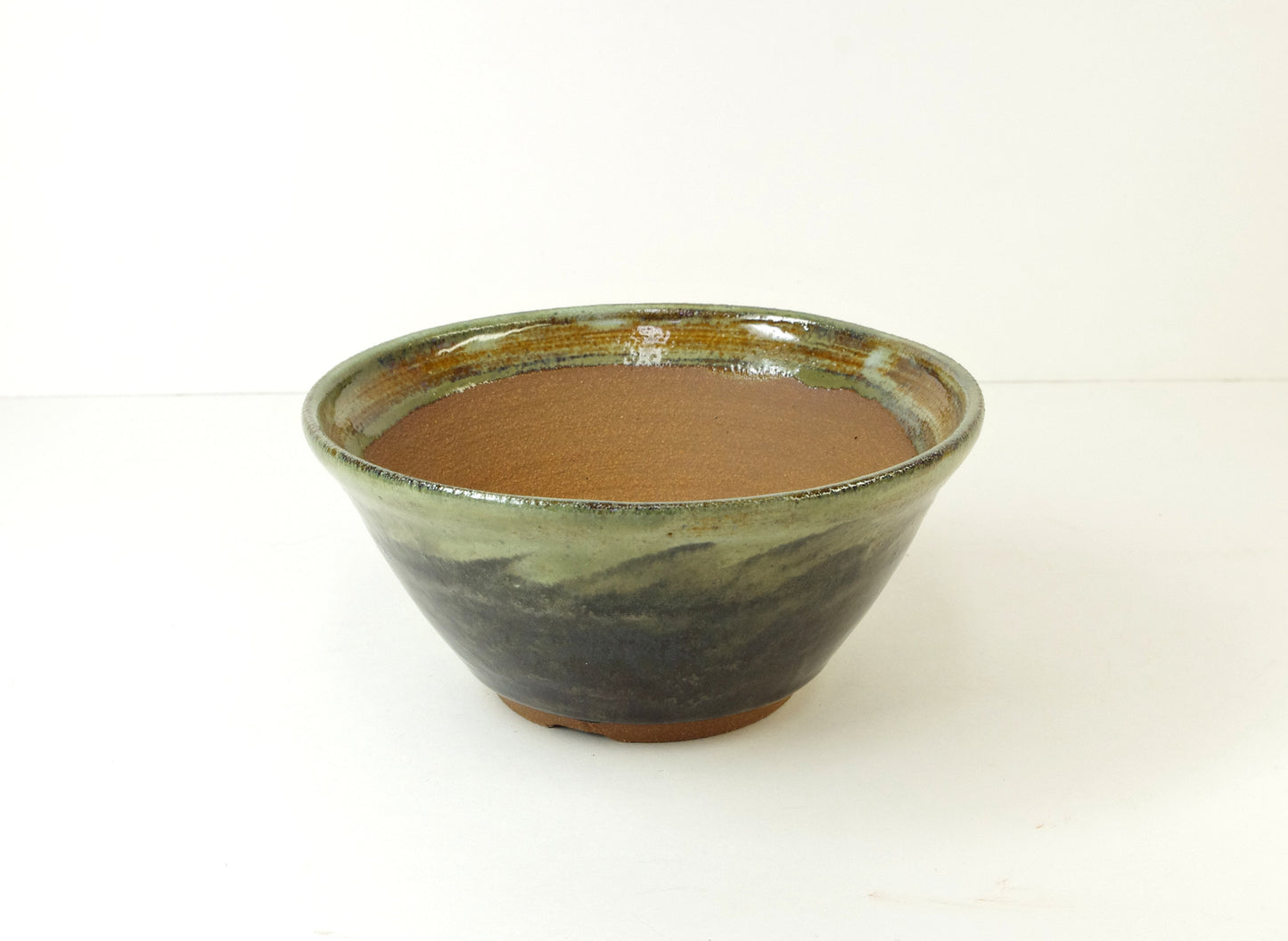 Handmade Bonsai Pot small, White Horse Pottery
