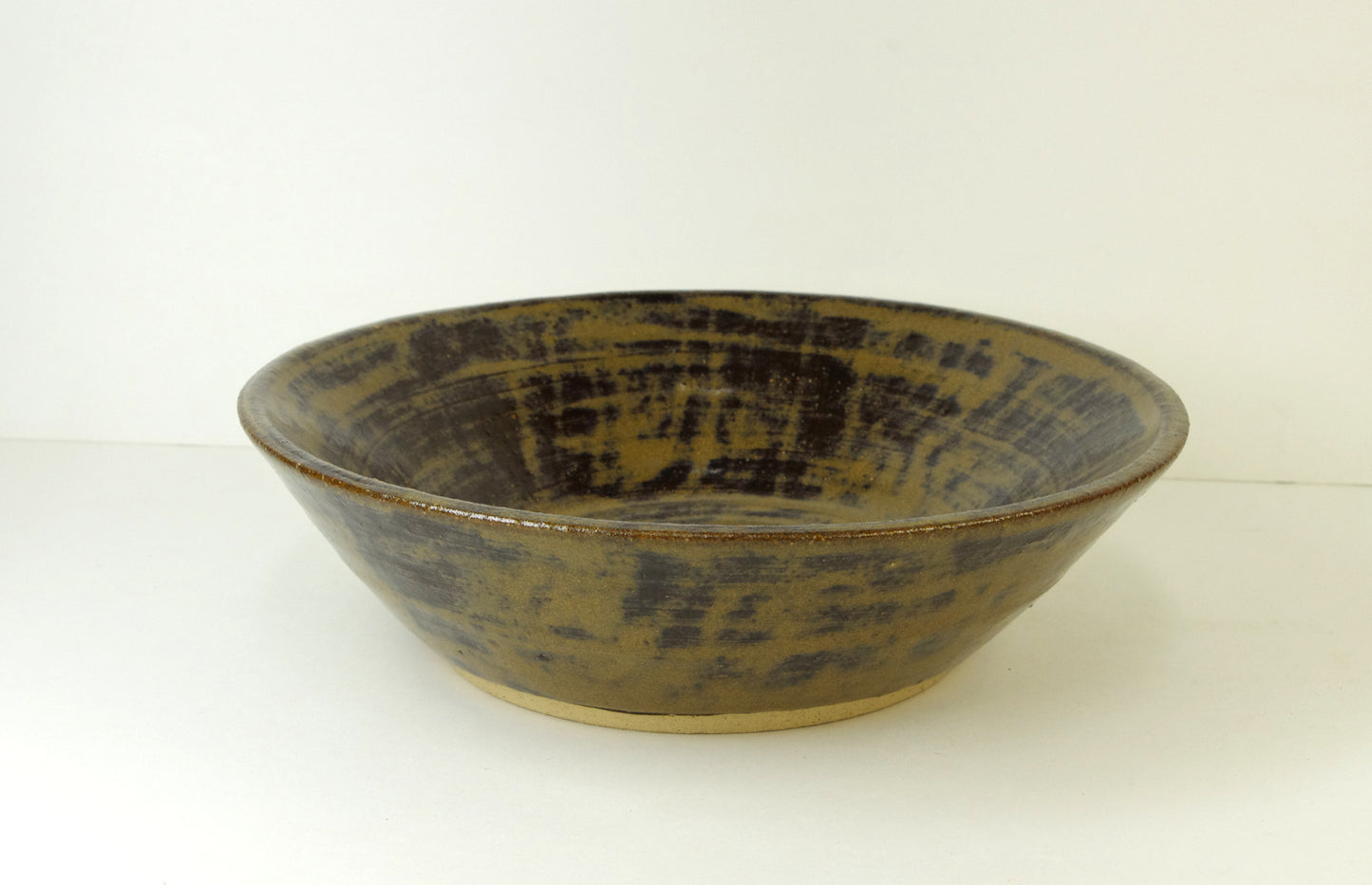 2084, Hand Thrown Stoneware Ikebana Vase, 8 1/2 x 2 1/2 inches