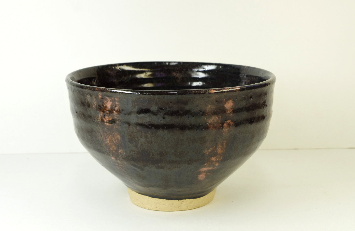2095, Hand Thrown Stoneware Ikebana Vase, 6 x 3 3/4 inches