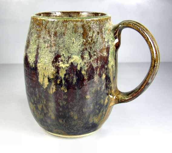 Hand Thrown Stoneware Beer Stein by White Horse Pottery