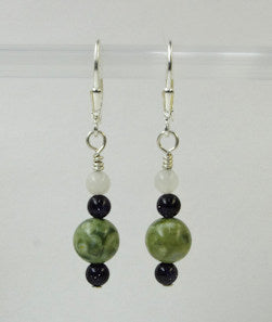 Handmade gemstone earrings