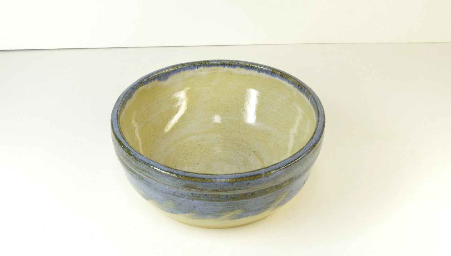 2015, Hand Thrown Stoneware Small Dog or Cat Bowl