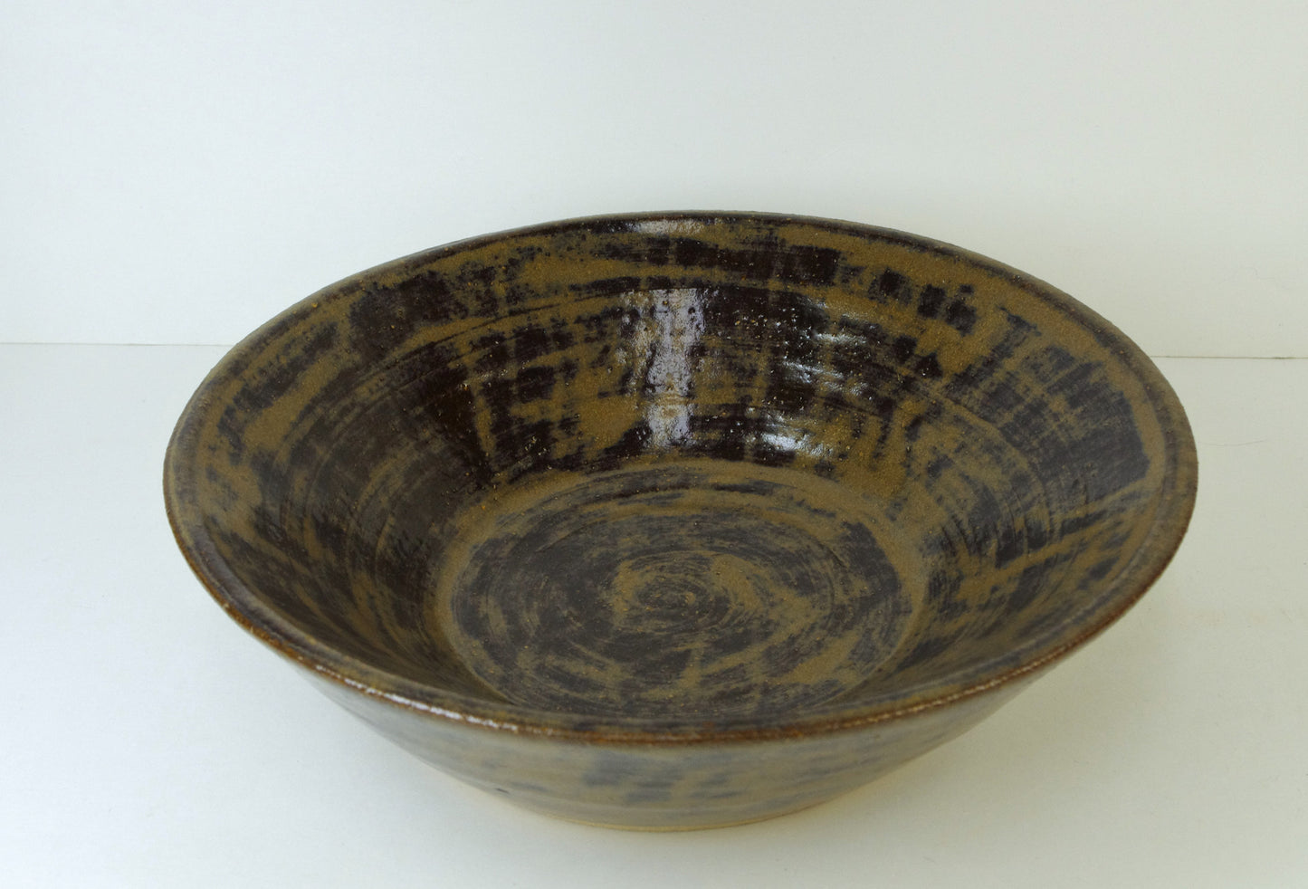 2084, Hand Thrown Stoneware Ikebana Vase, 8 1/2 x 2 1/2 inches
