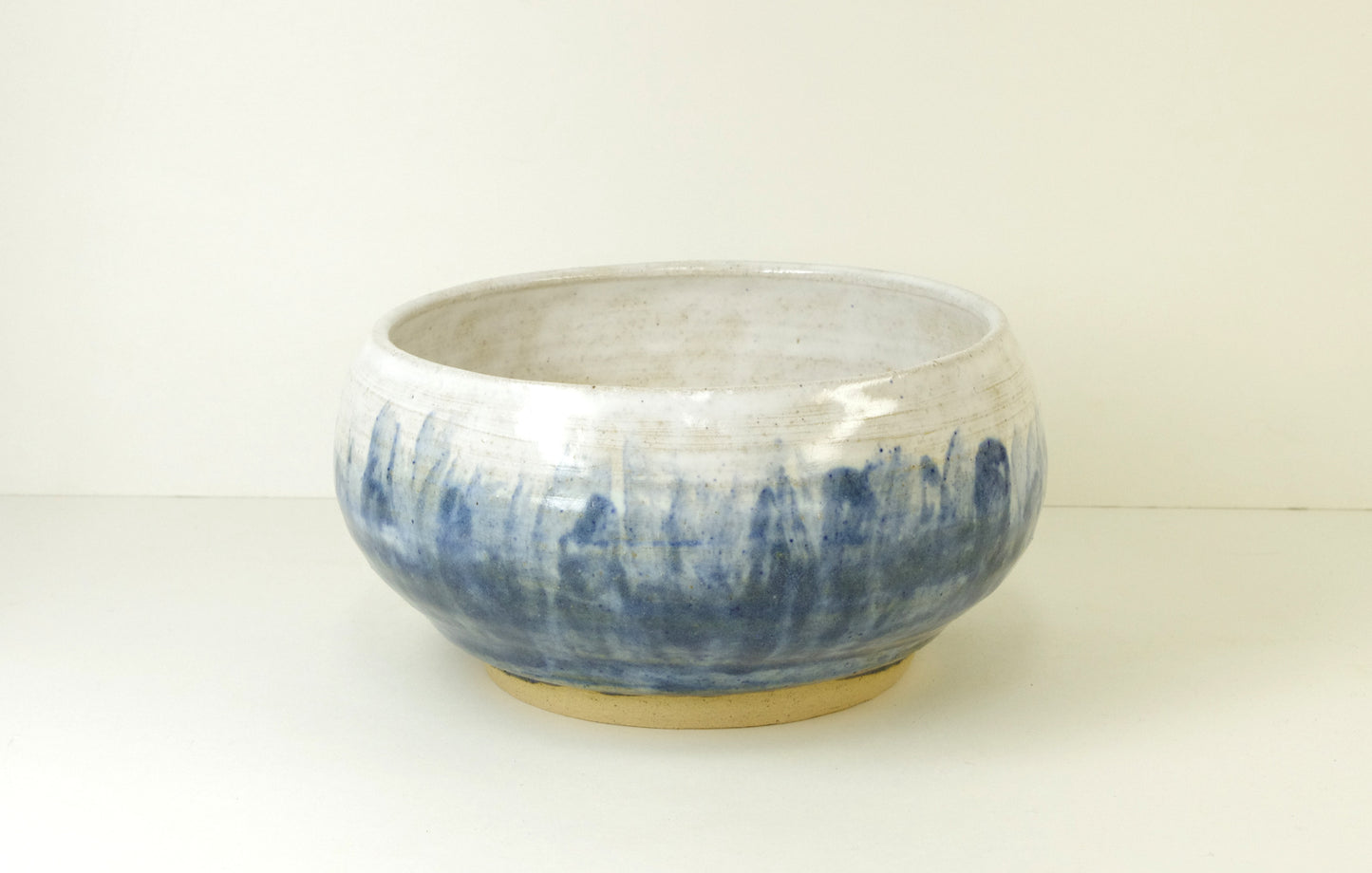 2085, Hand Thrown Stoneware Ikebana Vase, 5 1/2 x 3 1/8 inches