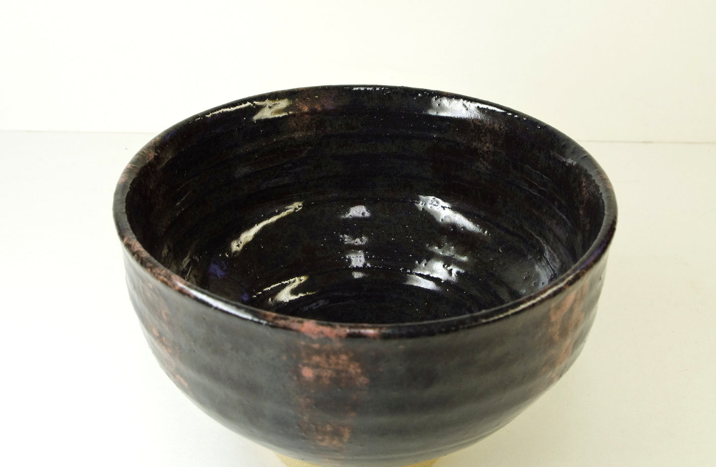 2095, Hand Thrown Stoneware Ikebana Vase, 6 x 3 3/4 inches