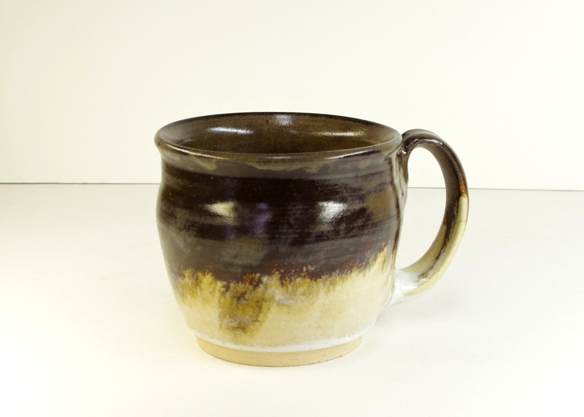 Coffee Tea Mug Hand Thrown Stoneware by White Horse Pottery